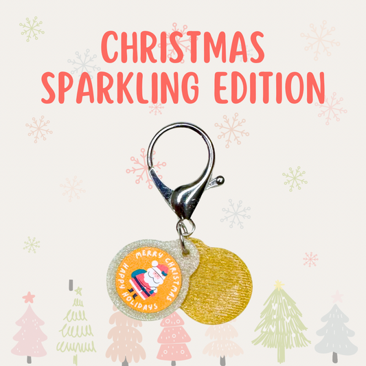 Custom Christmas Supermarket Trolley Token Keychain Set