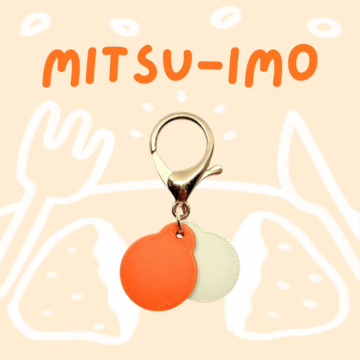 Supermarket Trolley Token Keychain Set - Gelato Series