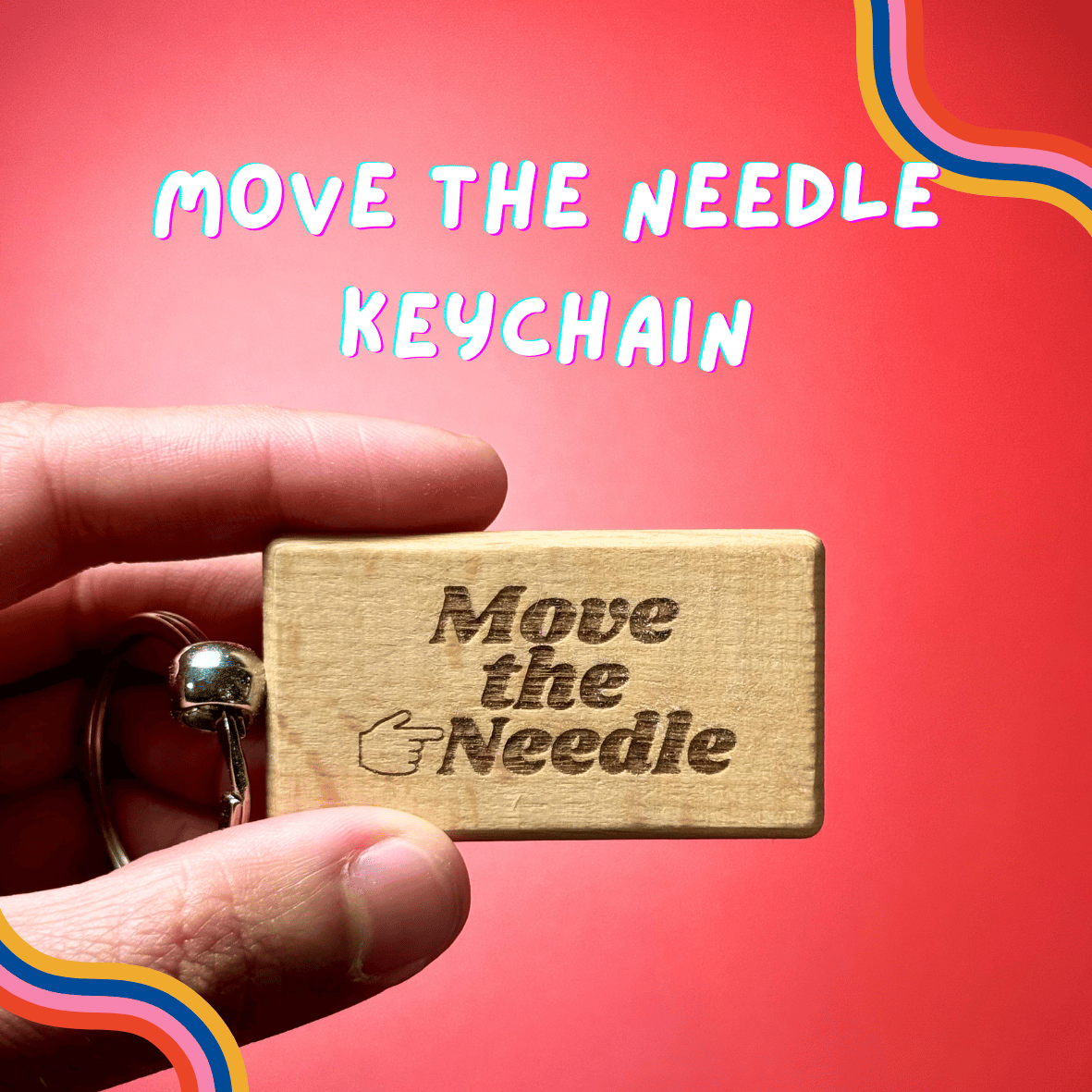 My Civil Servant Friend Says 我的公务人员朋友说 Laser Engraved Wooden Keychain