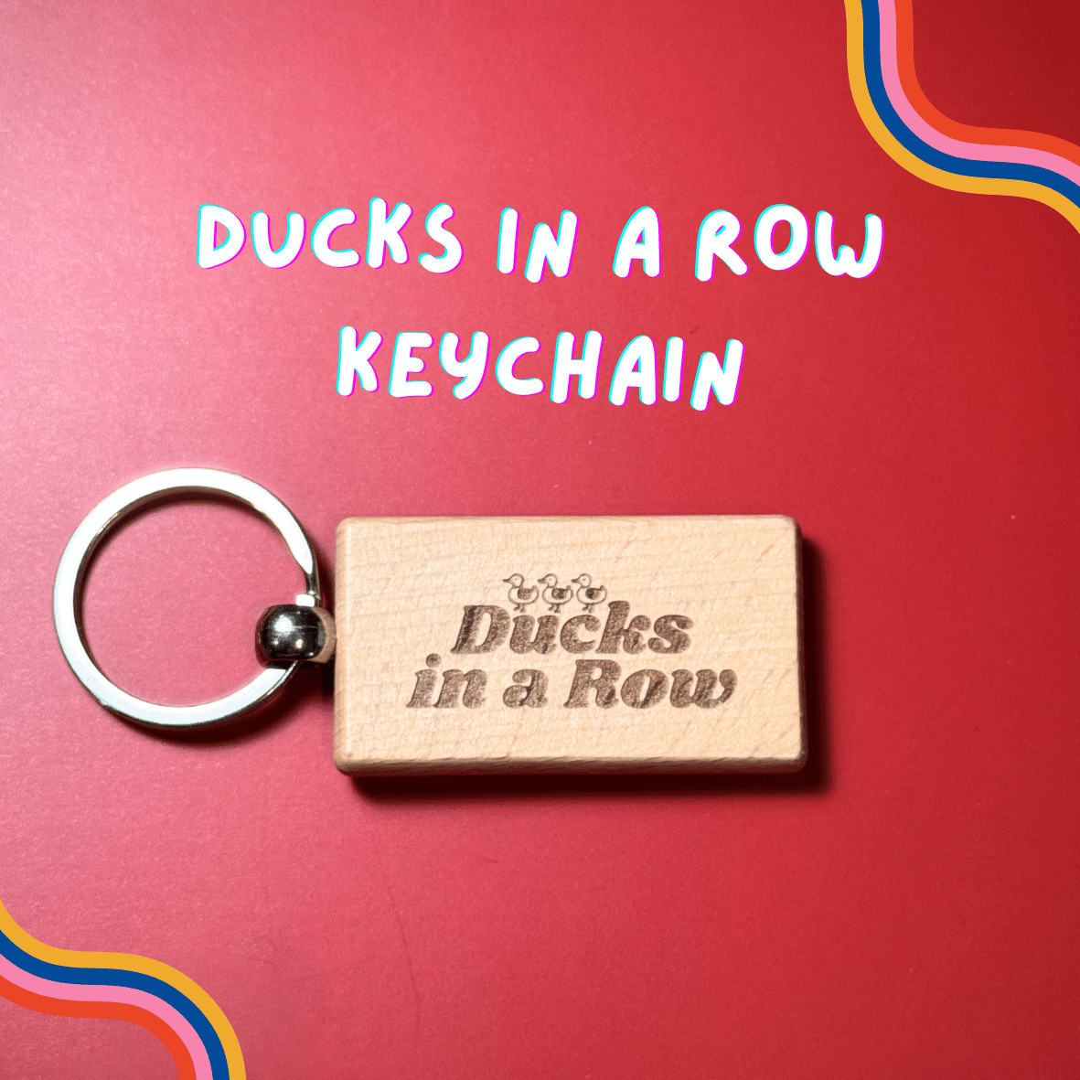 My Civil Servant Friend Says 我的公务人员朋友说 Laser Engraved Wooden Keychain