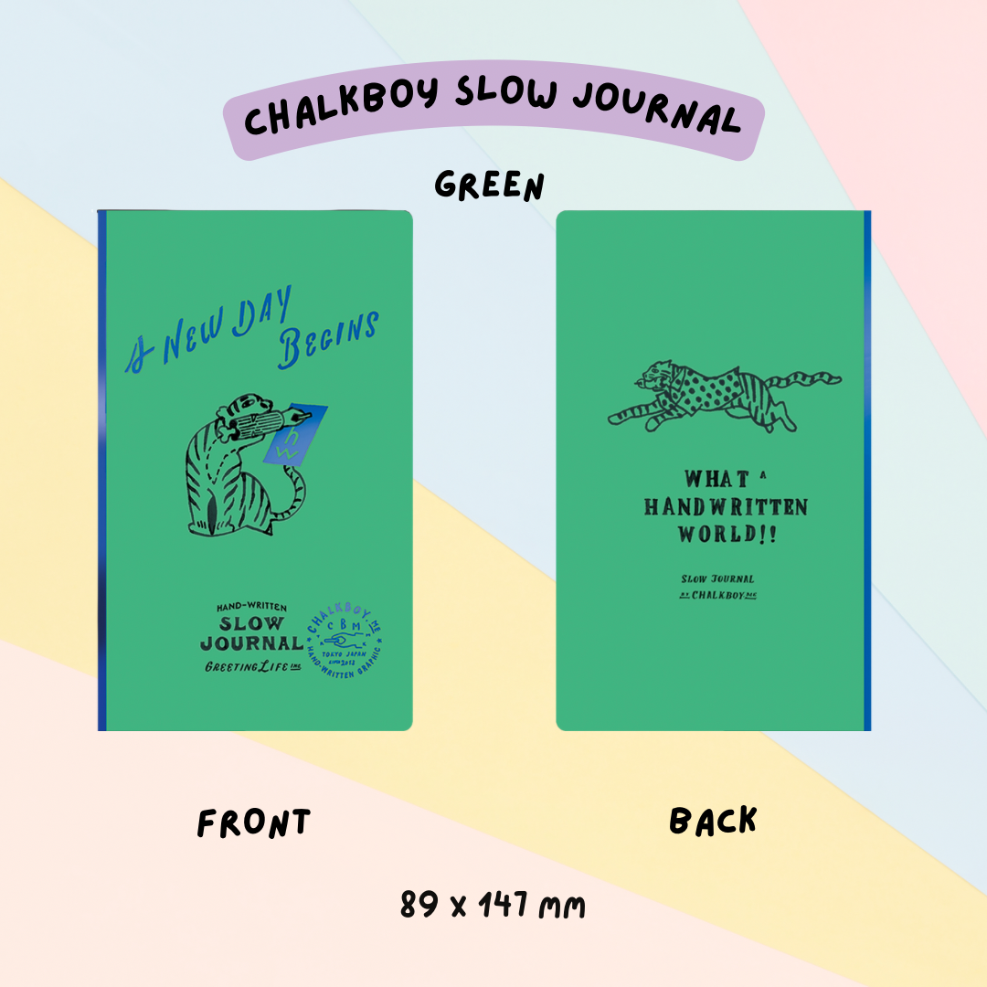 🇯🇵 CHALKBOY Slow Journal for Planner/Notebook/Drawing Paper