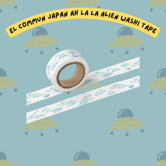 🇯🇵 El Commun Japan Ah La La Washi Tape Series - Alien