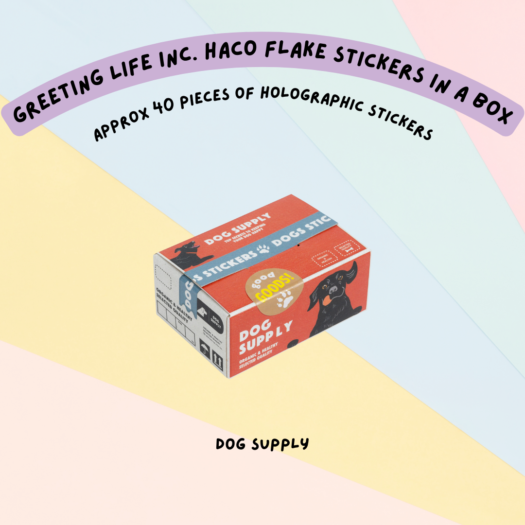 🇯🇵 Greeting Life Inc. Haco Flake Mini Stickers in a Box