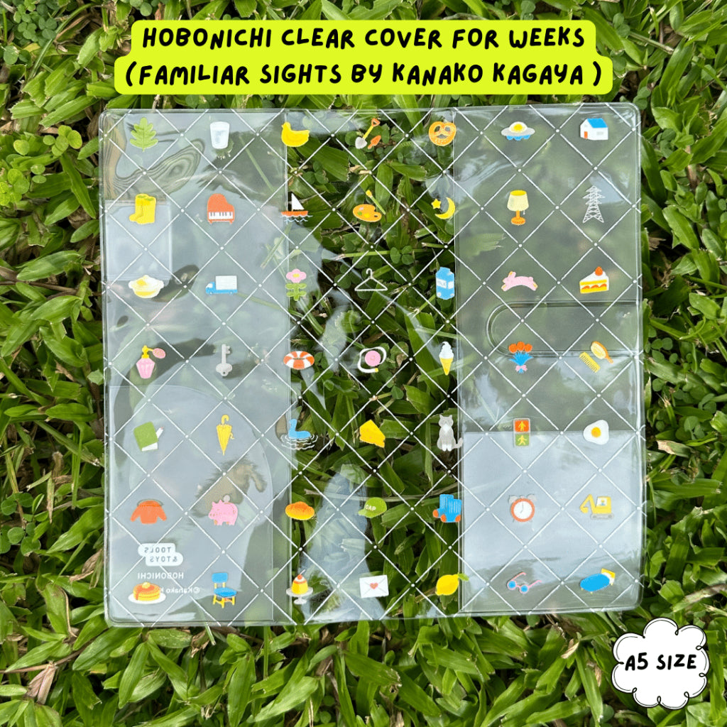 🇯🇵 Hobonichi Clear Cover for Weeks [Familiar Sights by Kanako Kagaya]