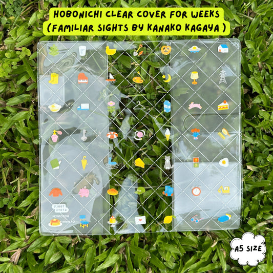 🇯🇵 Hobonichi Clear Cover for Weeks [Familiar Sights by Kanako Kagaya]