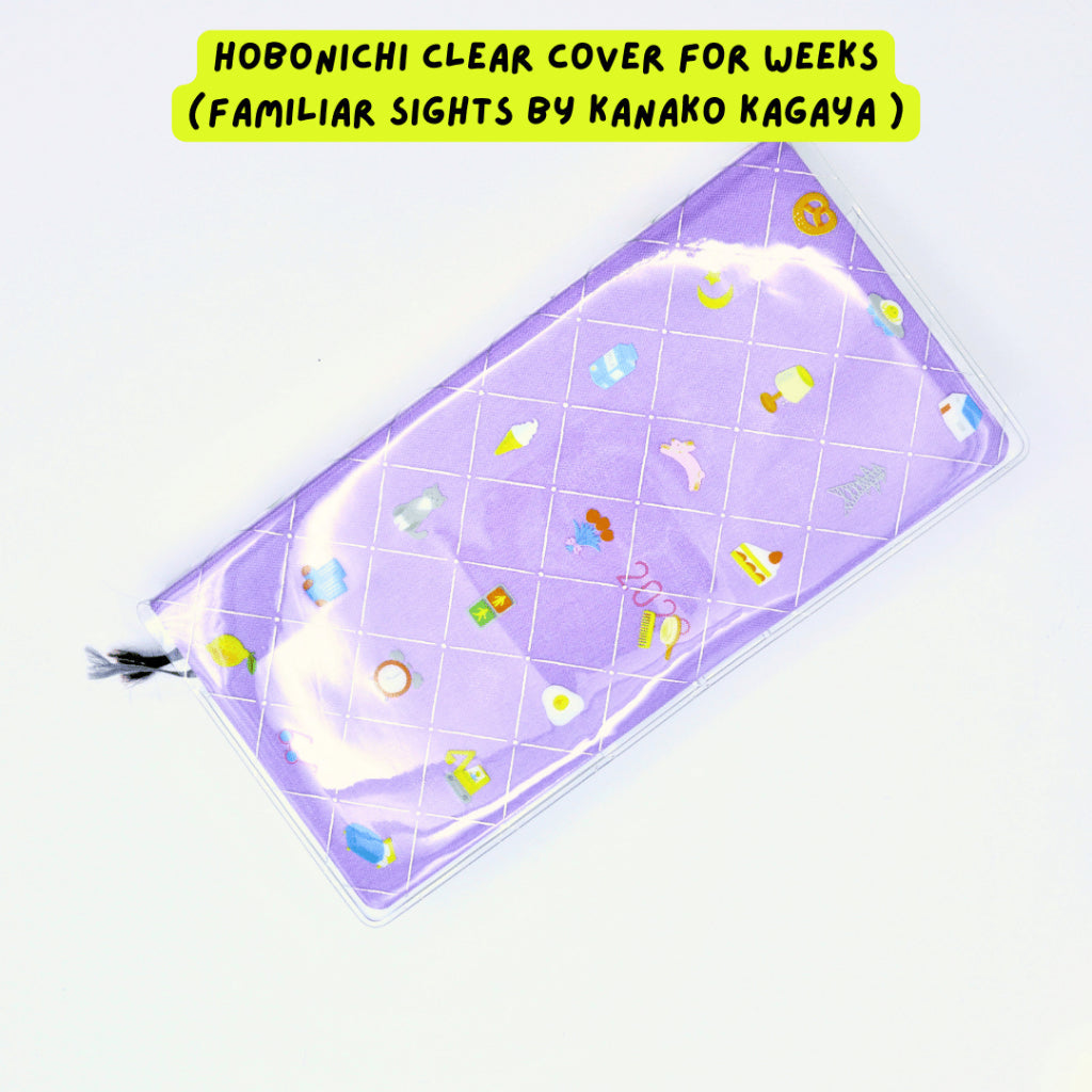 🇯🇵 Hobonichi Clear Cover for Weeks [Familiar Sights by Kanako Kagaya]