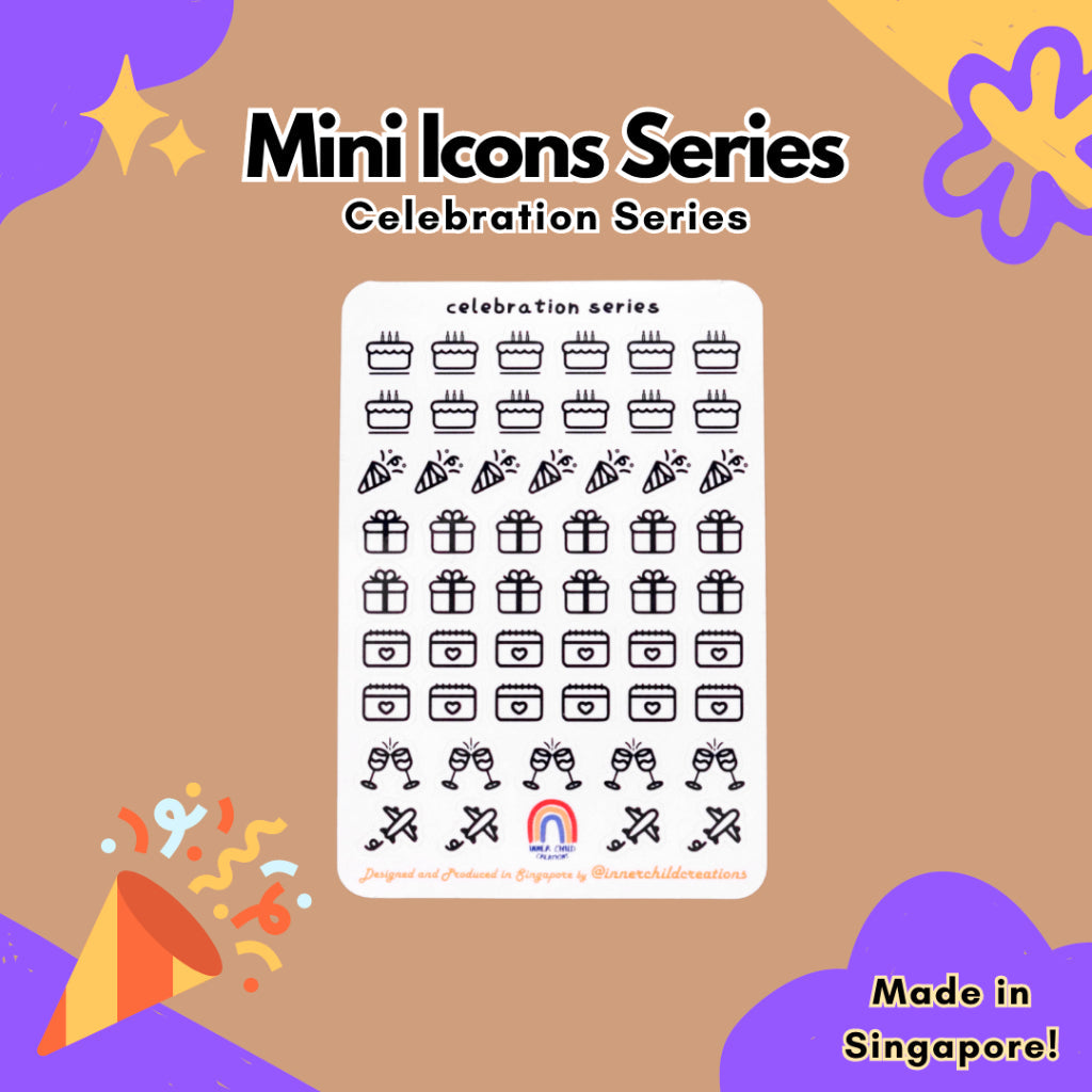 Mini Icons Planner Sticker Series