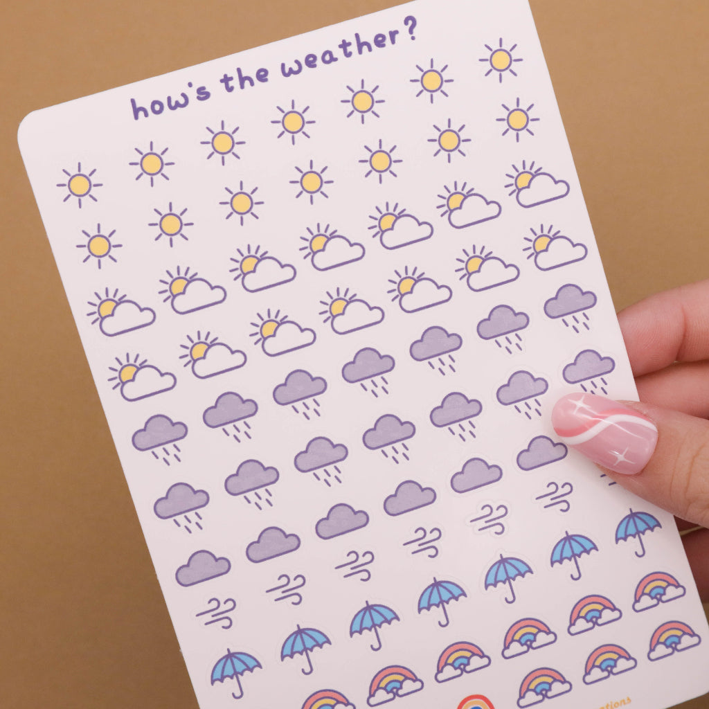 How's the Weather Planner Stickers