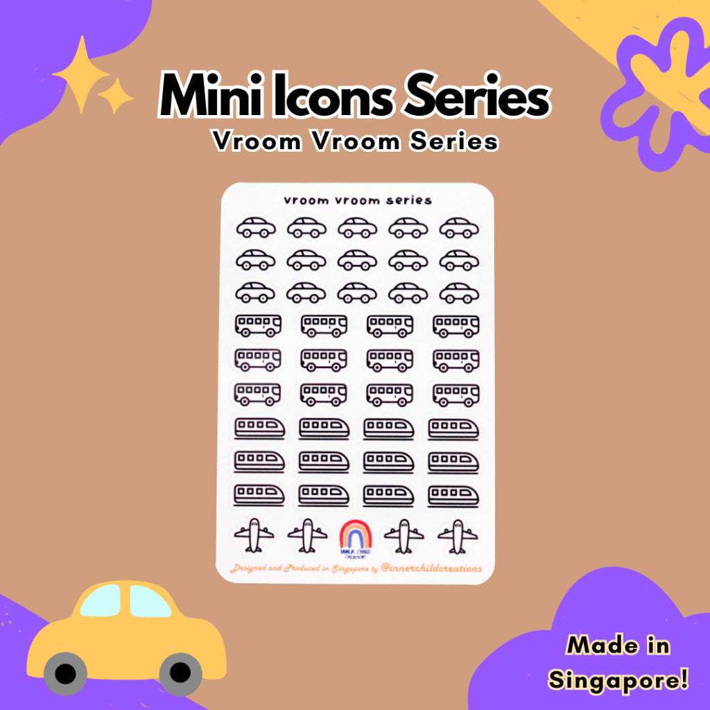 Mini Icons Planner Sticker Series