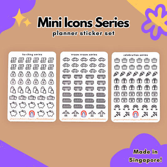 Mini Icons Planner Sticker Series