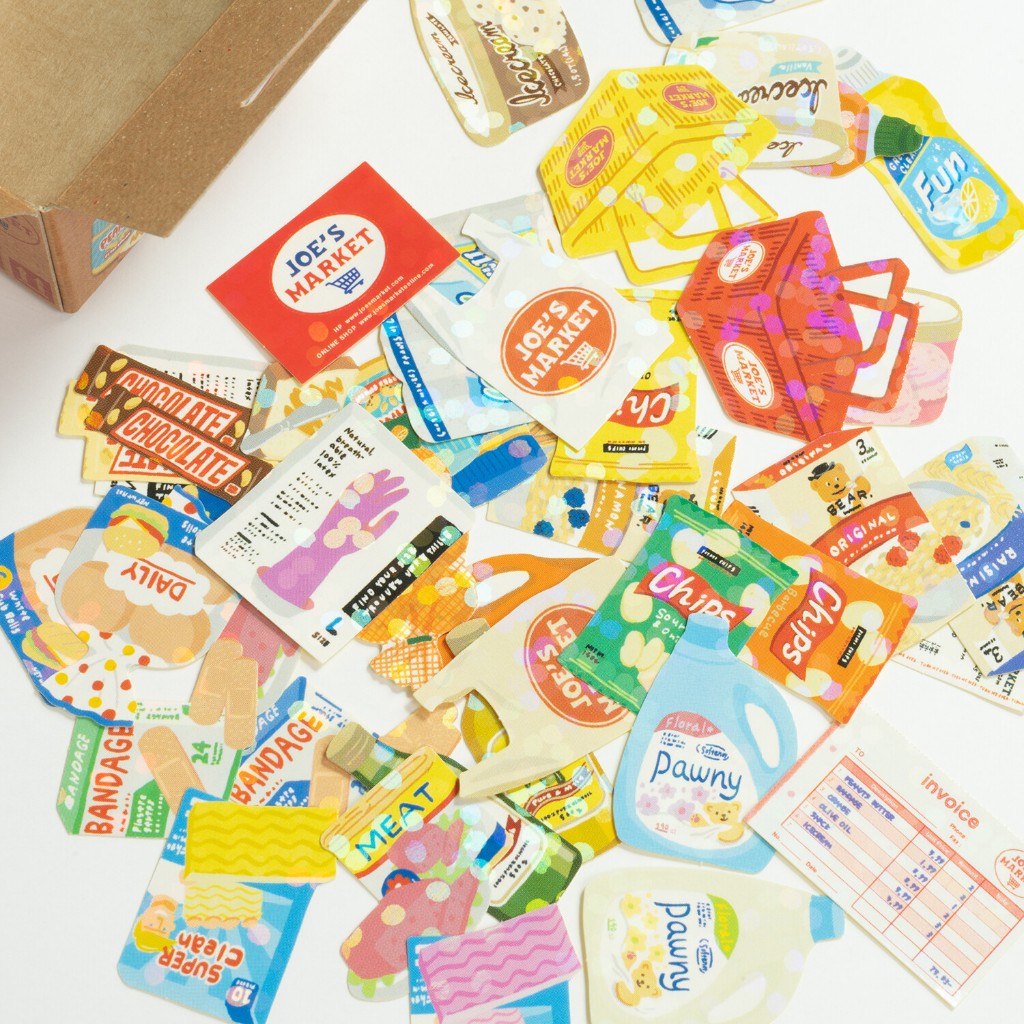 🇯🇵 Greeting Life Inc. Haco Flake Mini Stickers in a Box