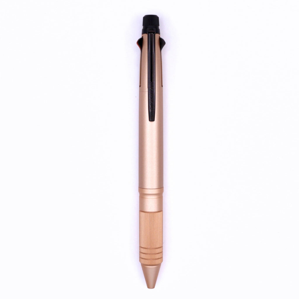 Uni Jetstream 4&1 Metal 4 Color 0.5 mm Ballpoint Multi Pen + 0.5 mm Pencil - Pink Gold