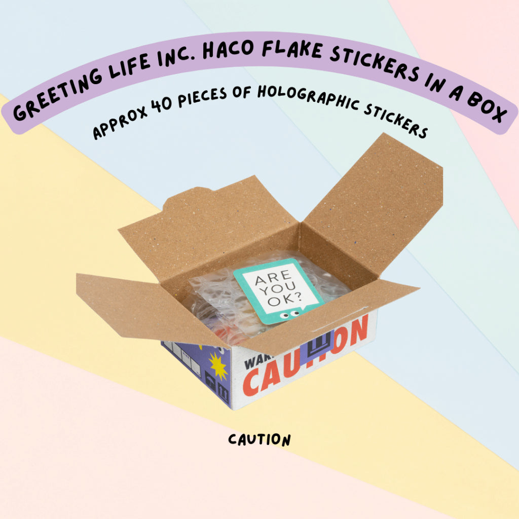 🇯🇵 Greeting Life Inc. Haco Flake Mini Stickers in a Box