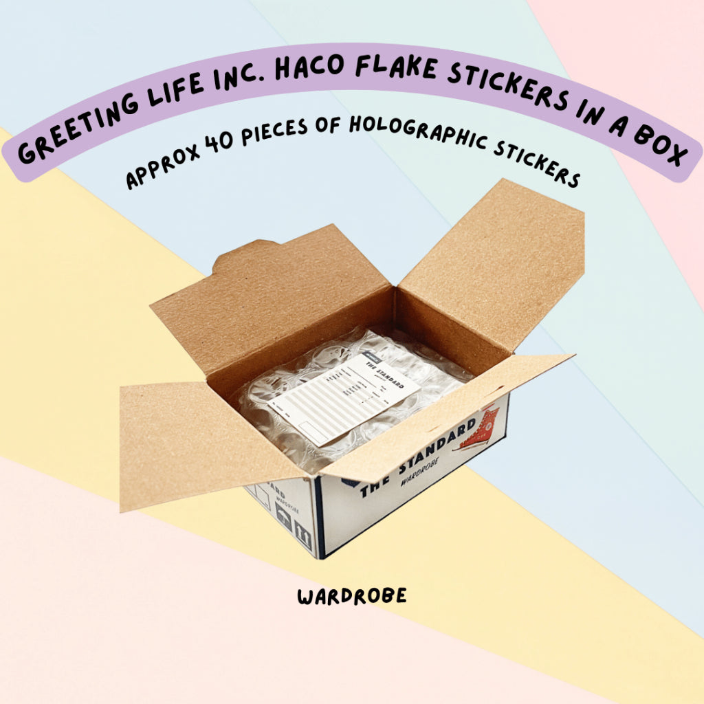 🇯🇵 Greeting Life Inc. Haco Flake Mini Stickers in a Box