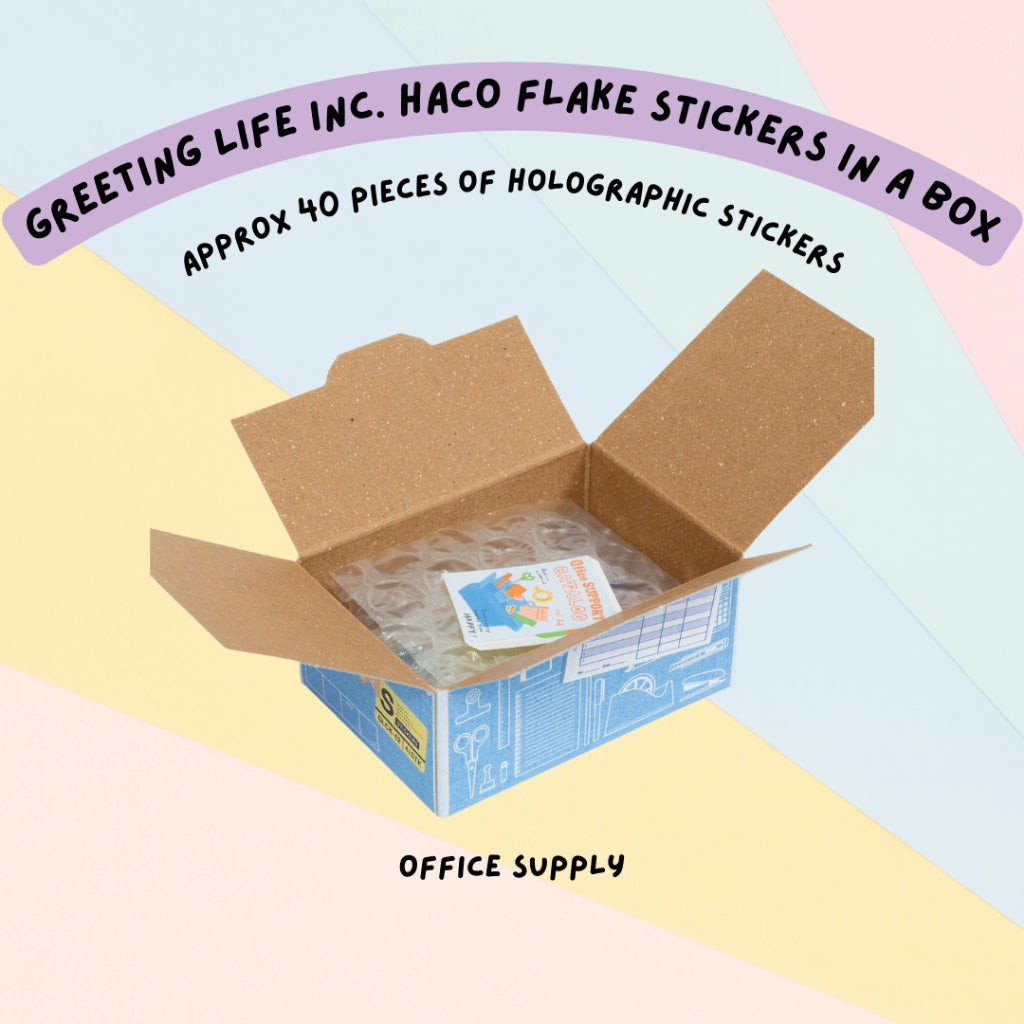 🇯🇵 Greeting Life Inc. Haco Flake Mini Stickers in a Box