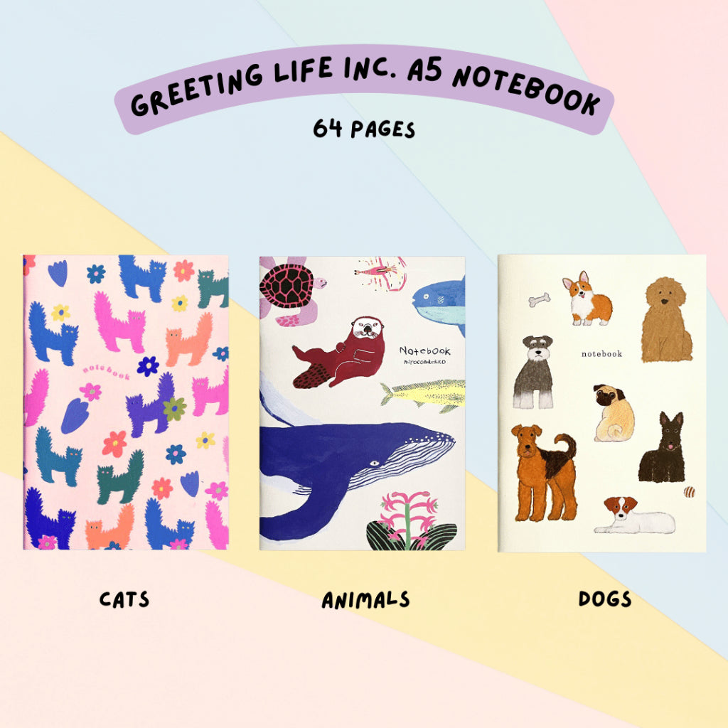 🇯🇵 Greeting Life Inc. A5 Notebook