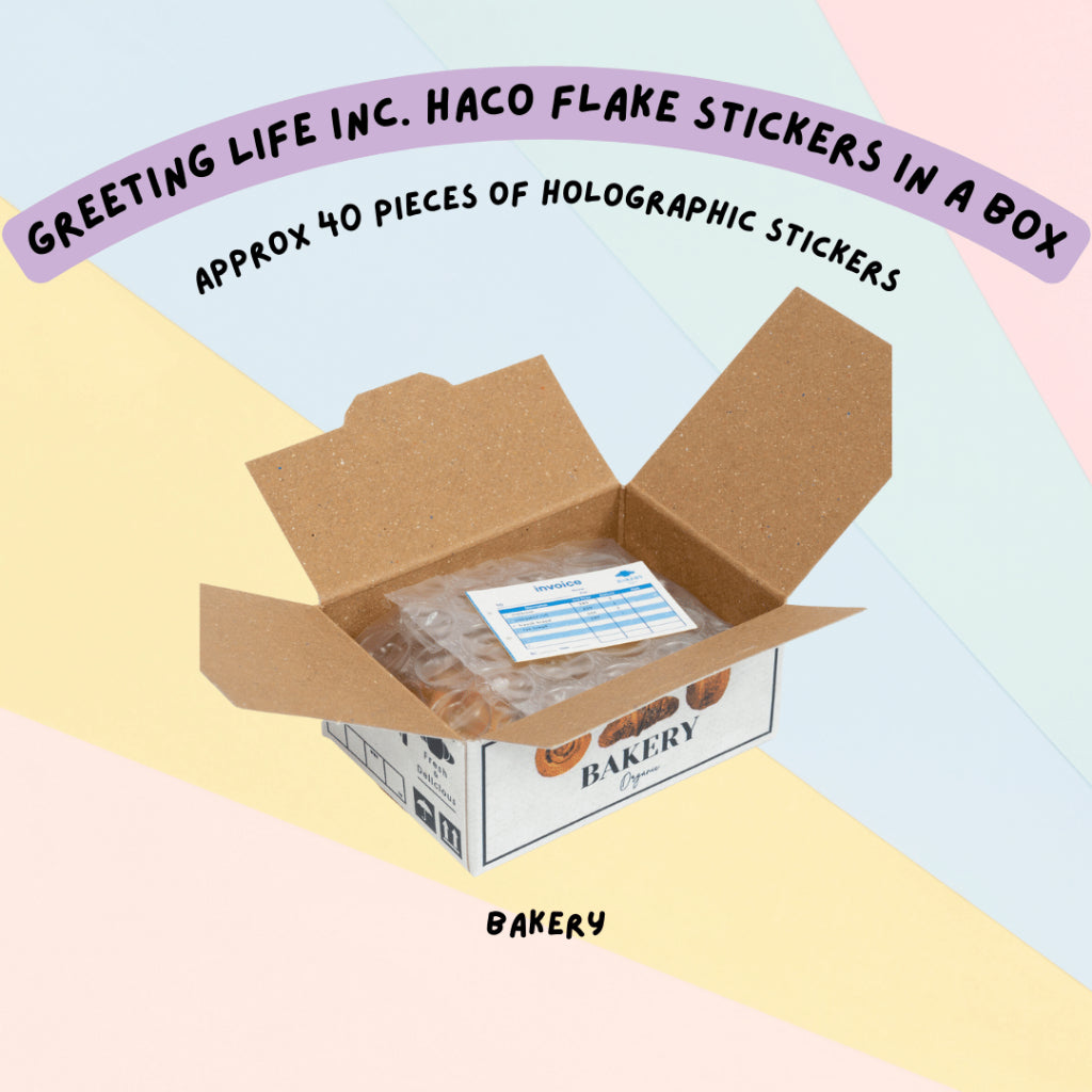 🇯🇵 Greeting Life Inc. Haco Flake Mini Stickers in a Box