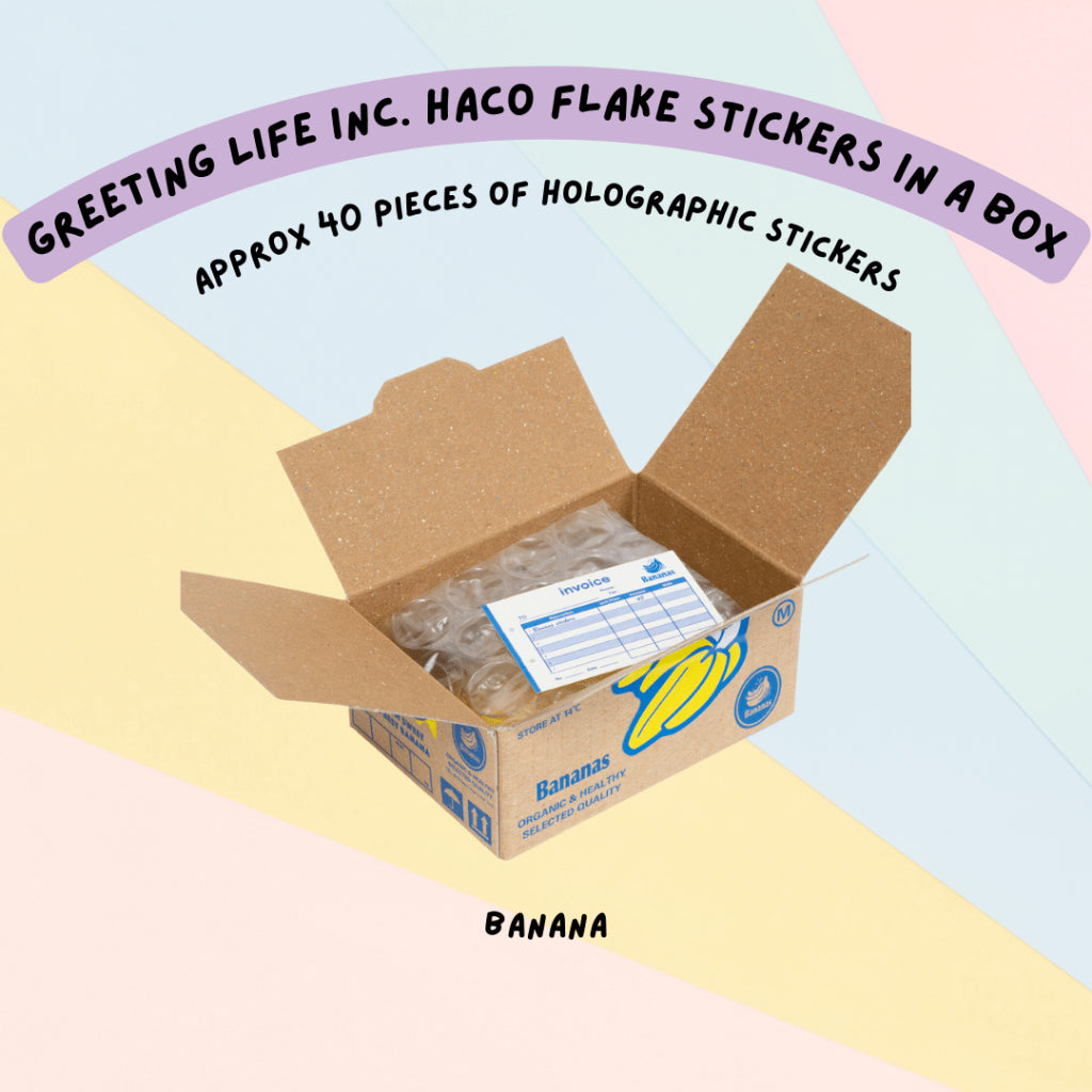 🇯🇵 Greeting Life Inc. Haco Flake Mini Stickers in a Box